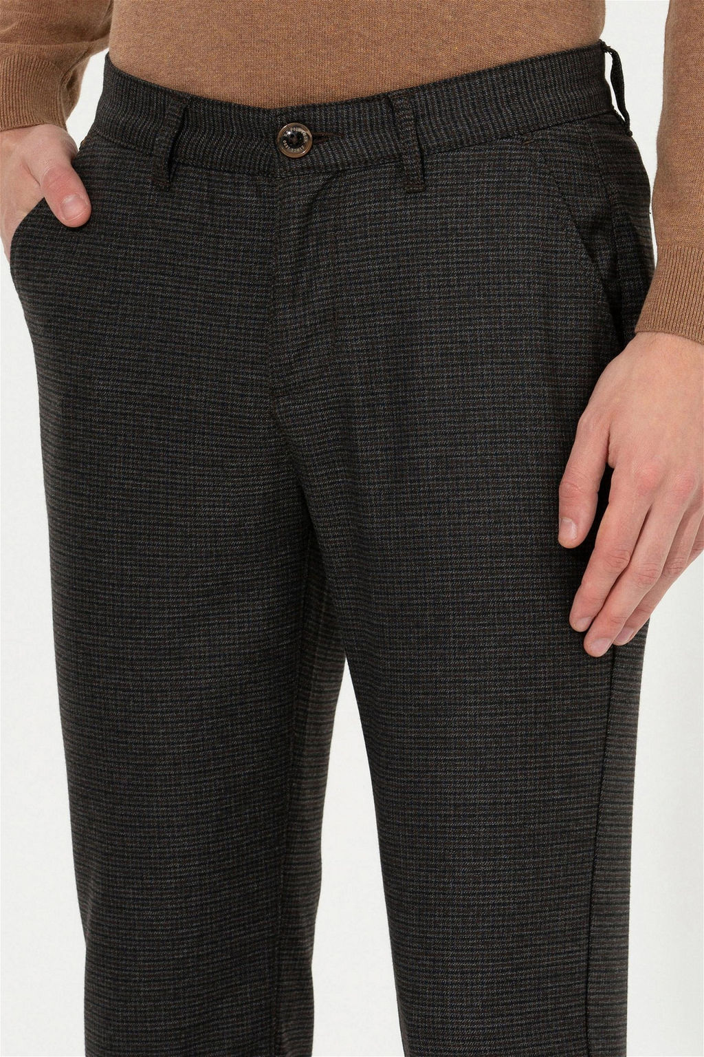 Мужские брюки чинос кокосового цвета - U.s. polo assn фото 13