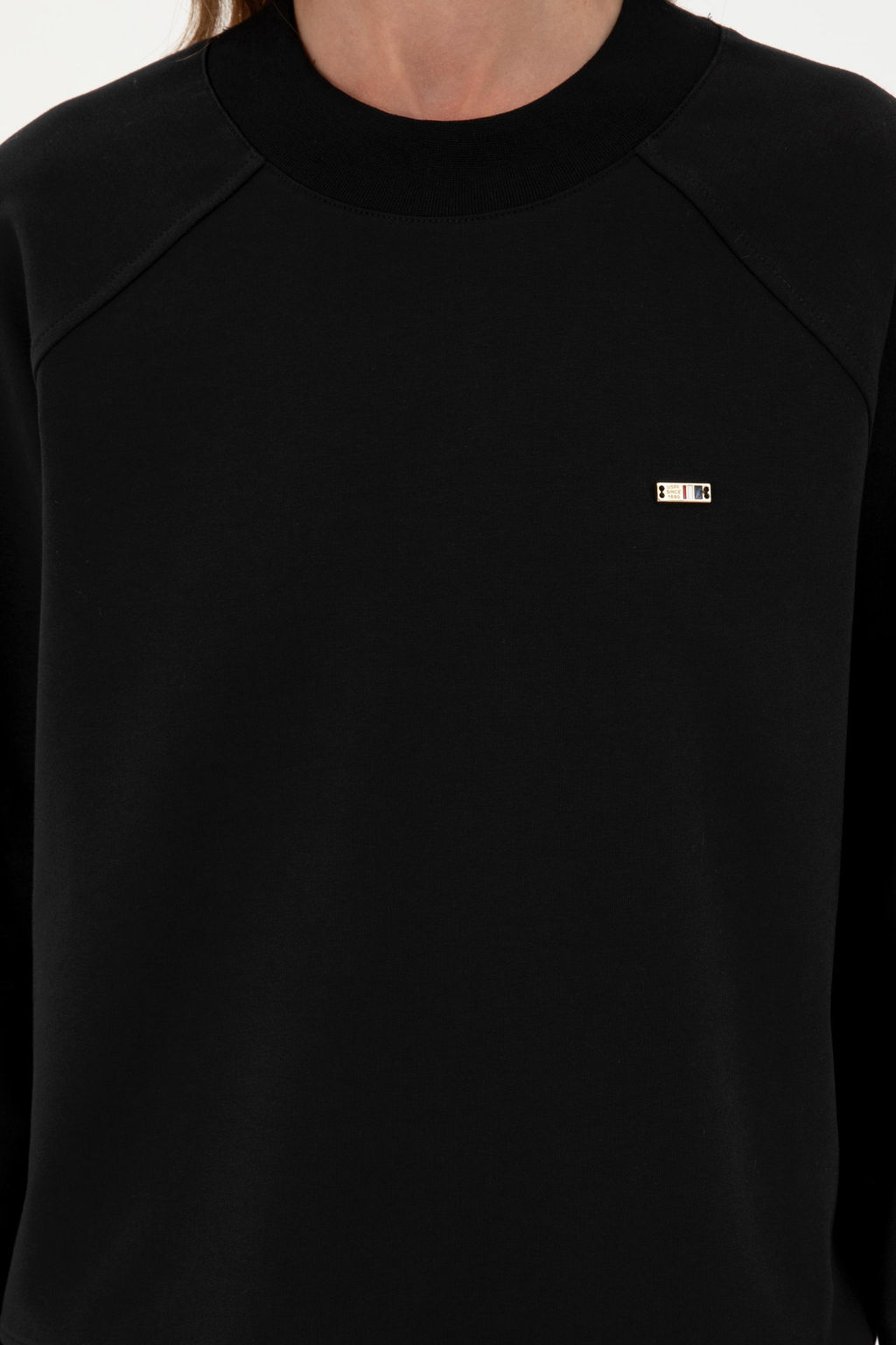 Женский черный свитшот Неожиданная скидка в корзине - U.s. polo assn фото 6