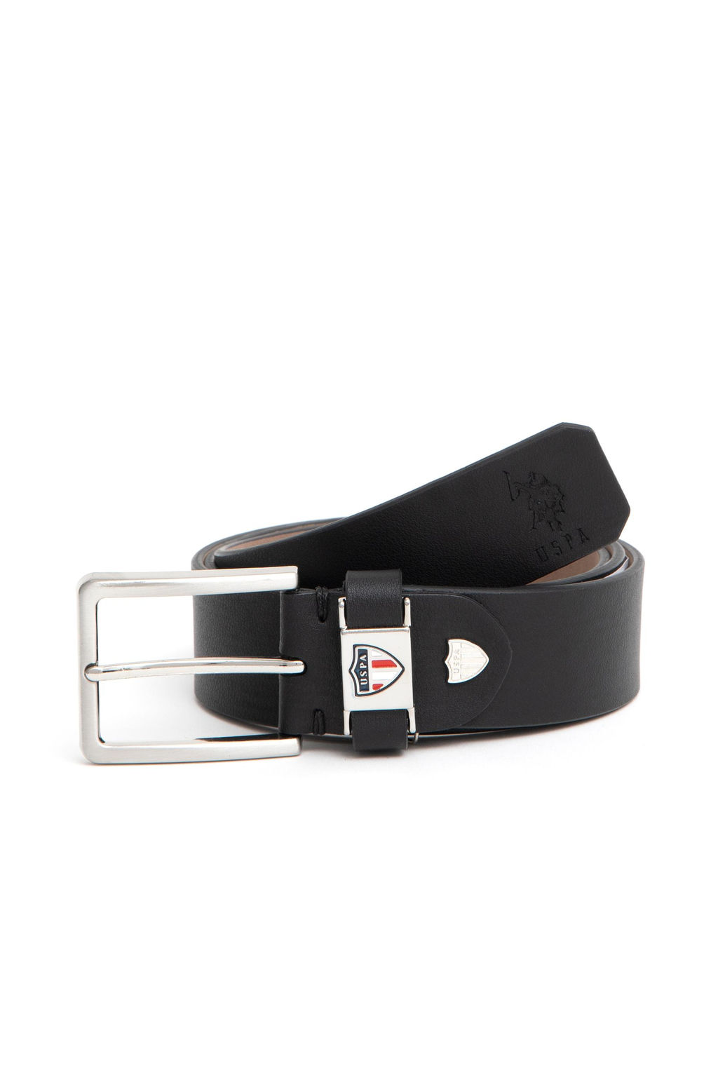 Мужской черный пояс - U.s. polo assn фото 3