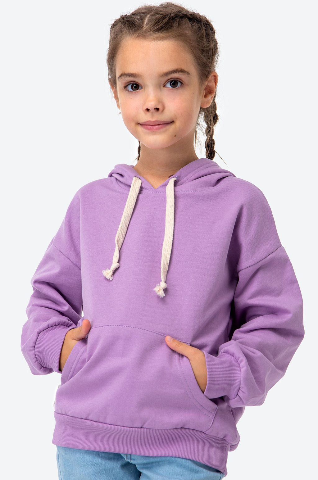 Толстовка для девочки из футера с микроначесом Bonito  фото 2