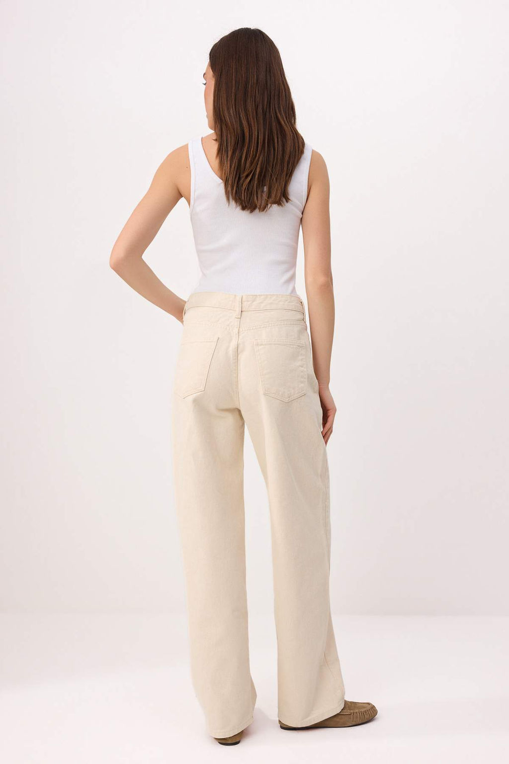TRENDYOLMILLA Mavi Yuksek Bel Barrel Baggy Jeans TWOAW25JE00130  фото 28