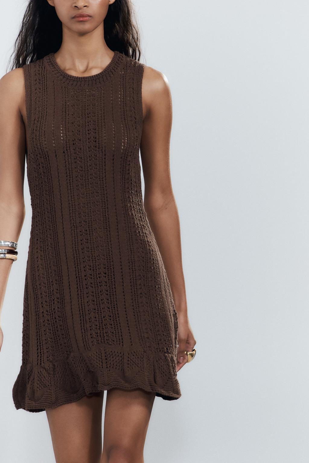 KNIT MINI DRESS - Zara фото 2