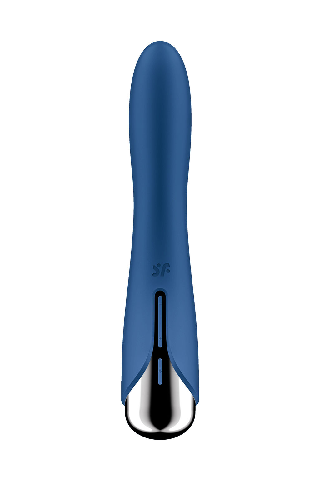 Вибратор для точки G с ротацией Satisfyer Spinning Vibe 1, силикон, синий, 17,8 см