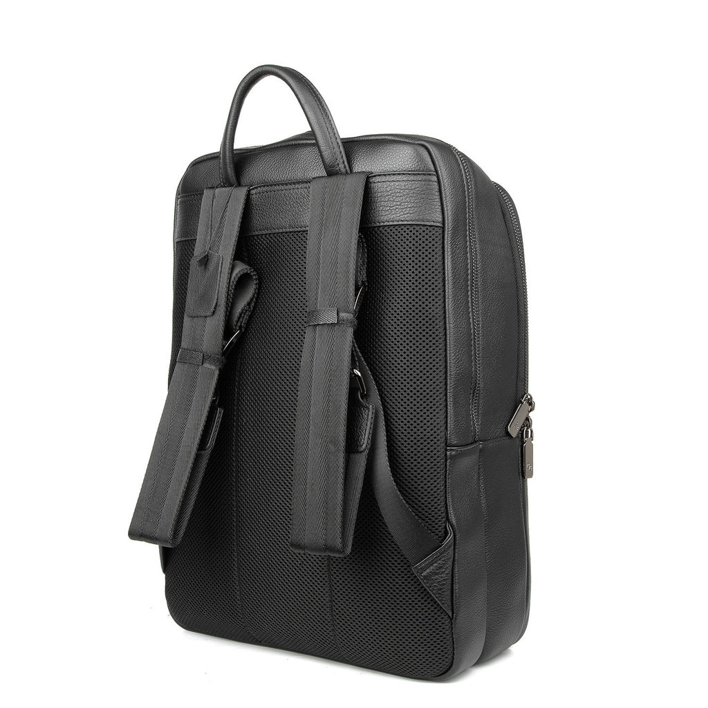 Мужской кожаный рюкзак - Barcelo biagi фото 3