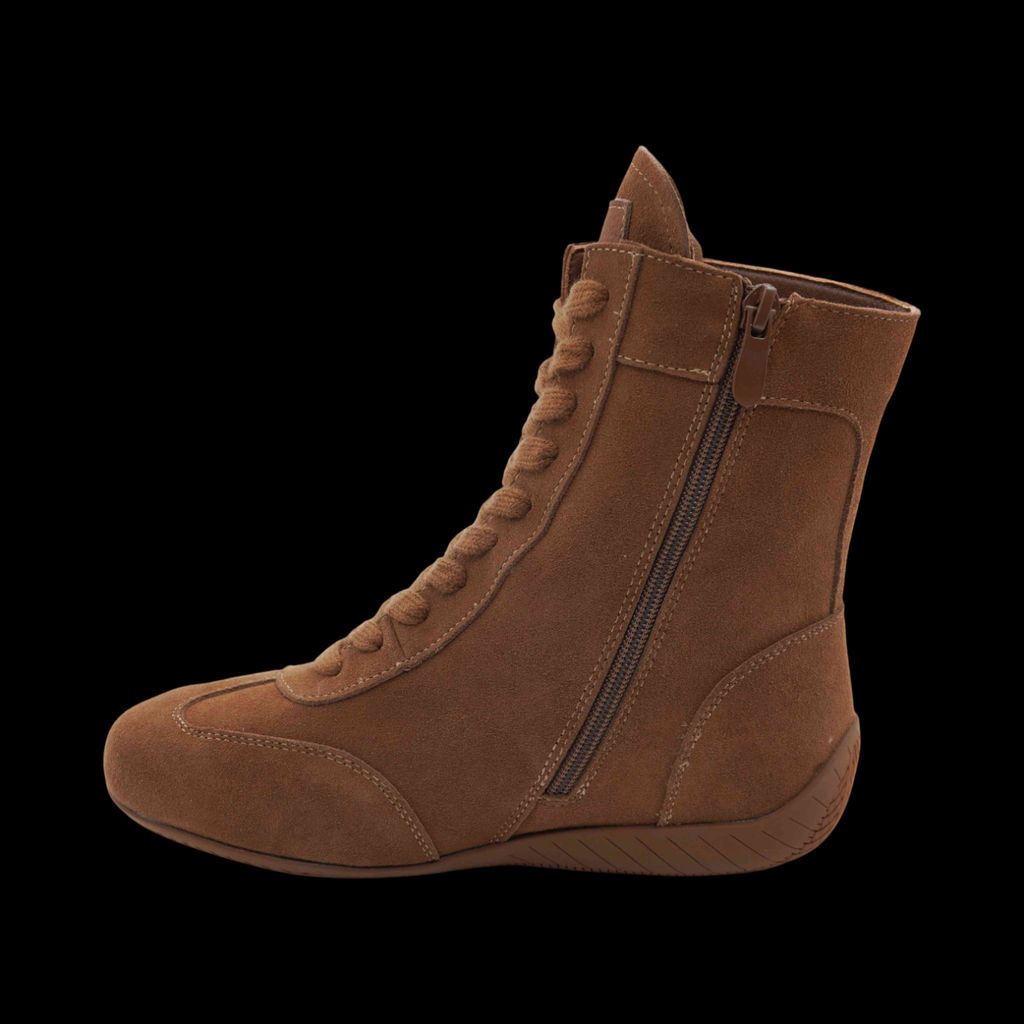 Ботинки из натуральной кожи P-MR22-5 коричневые - Ahgel stars фото 3