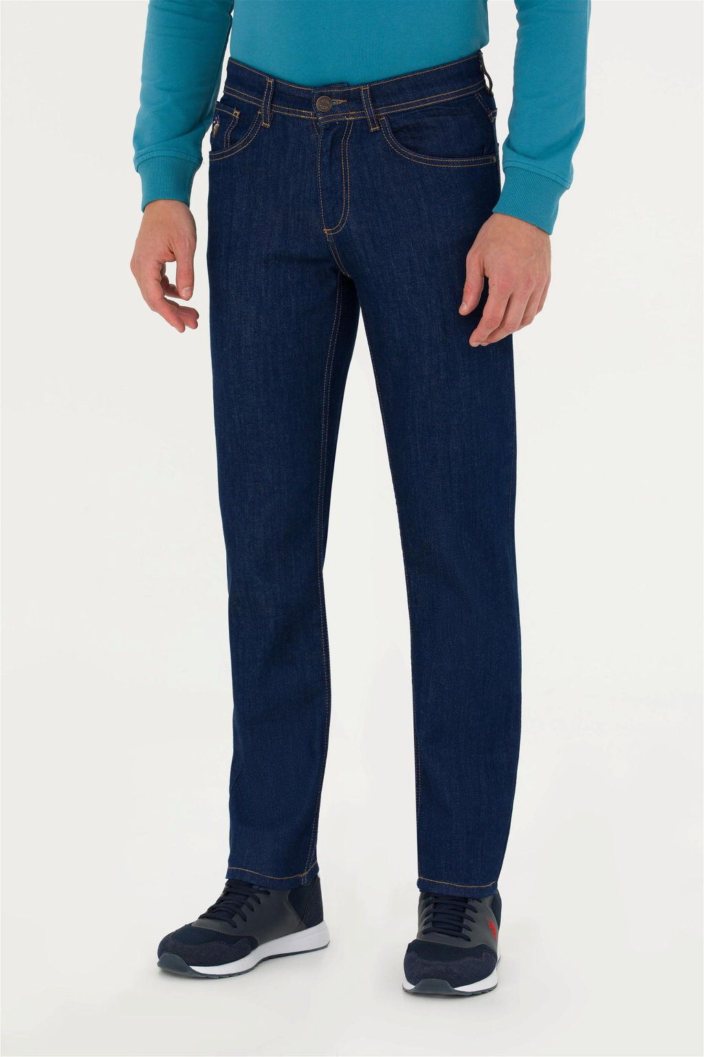 U. S. Polo Assn Мужские темно-синие джинсовые брюки - U.s. polo assn фото 10