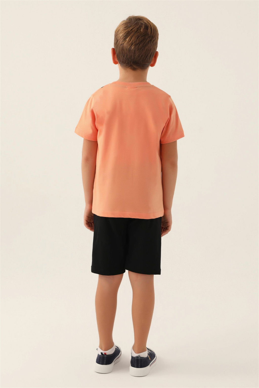 Оранжевый пижамный комплект для мальчика - U.s. polo assn фото 4