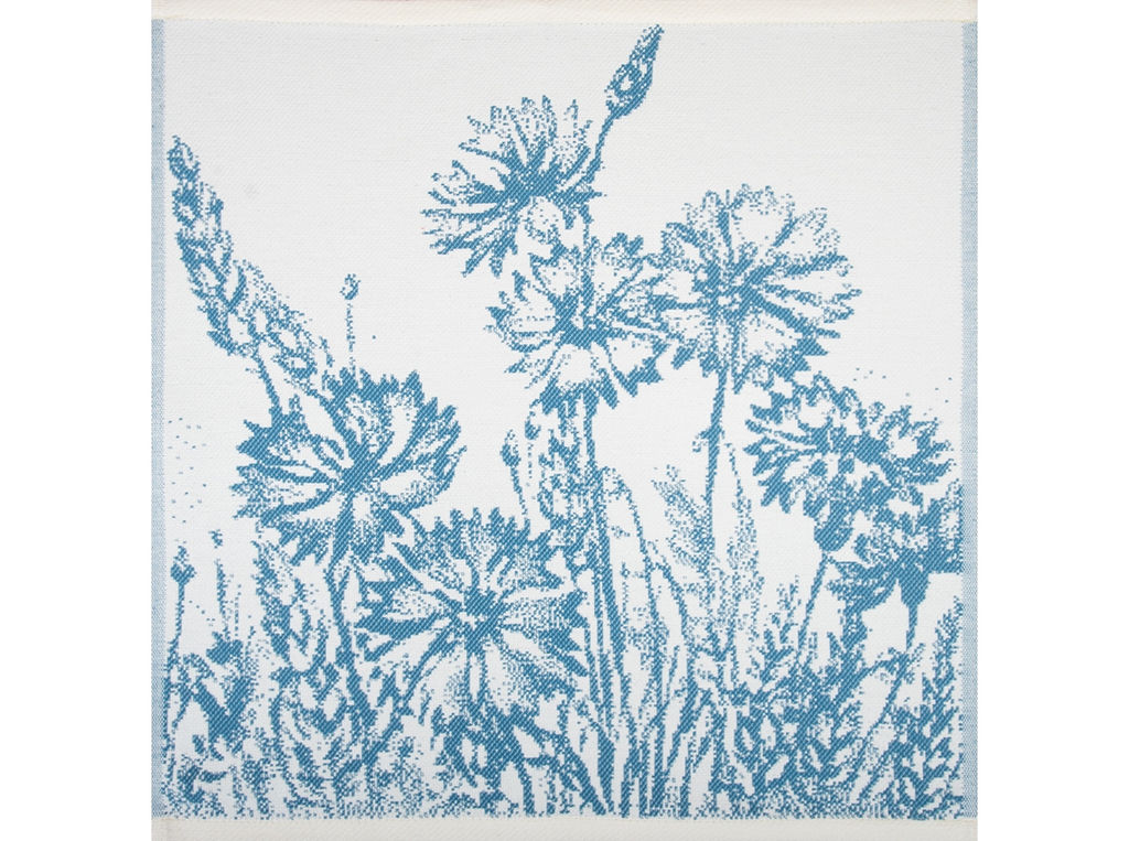 9с25.110ж1 Васильки(ДТЭ-морская пена) Салфетка 50х50см
