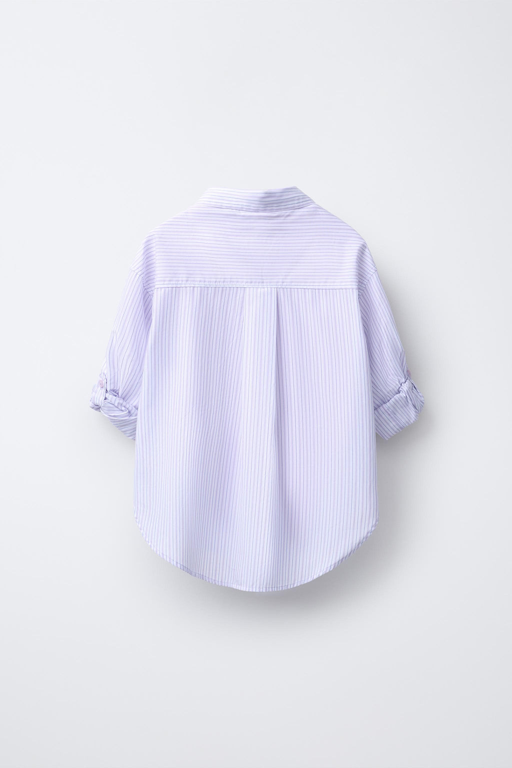 STRIPED POPLIN SHIRT AND RIBBED T-SHIRT PACK - Zara фото 3