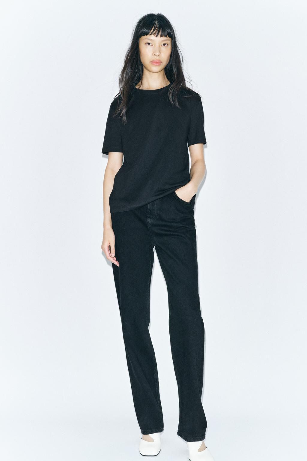 BASIC COTTON T-SHIRT - Zara фото 8
