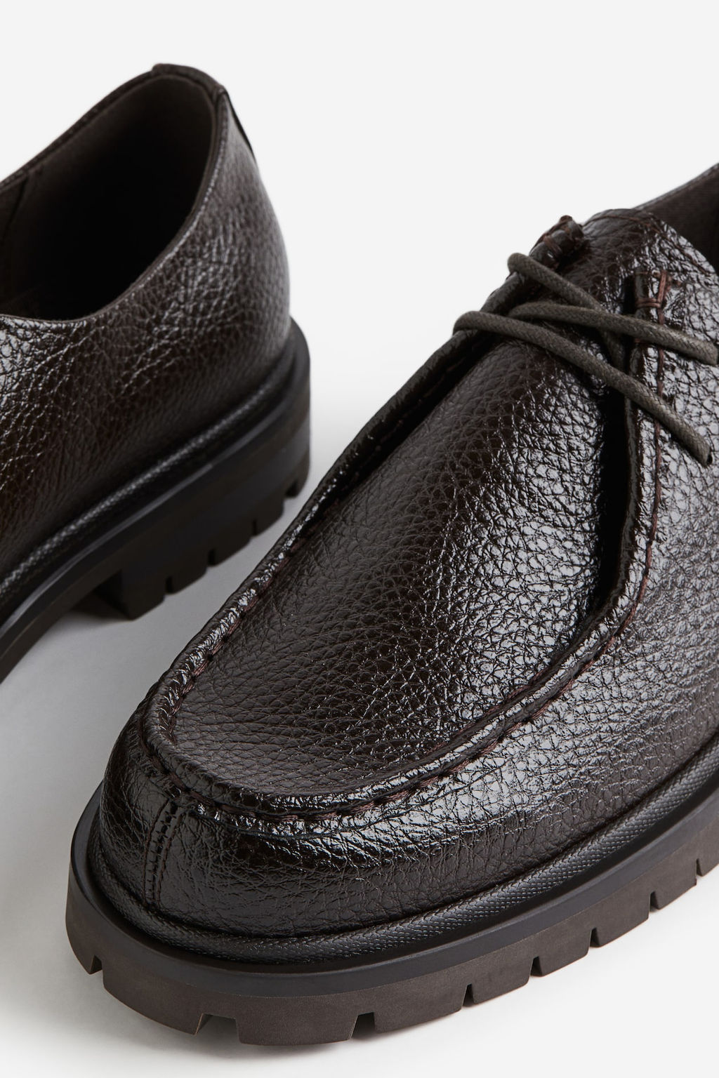 Zapatos con costura de mocasin - H&m фото 4