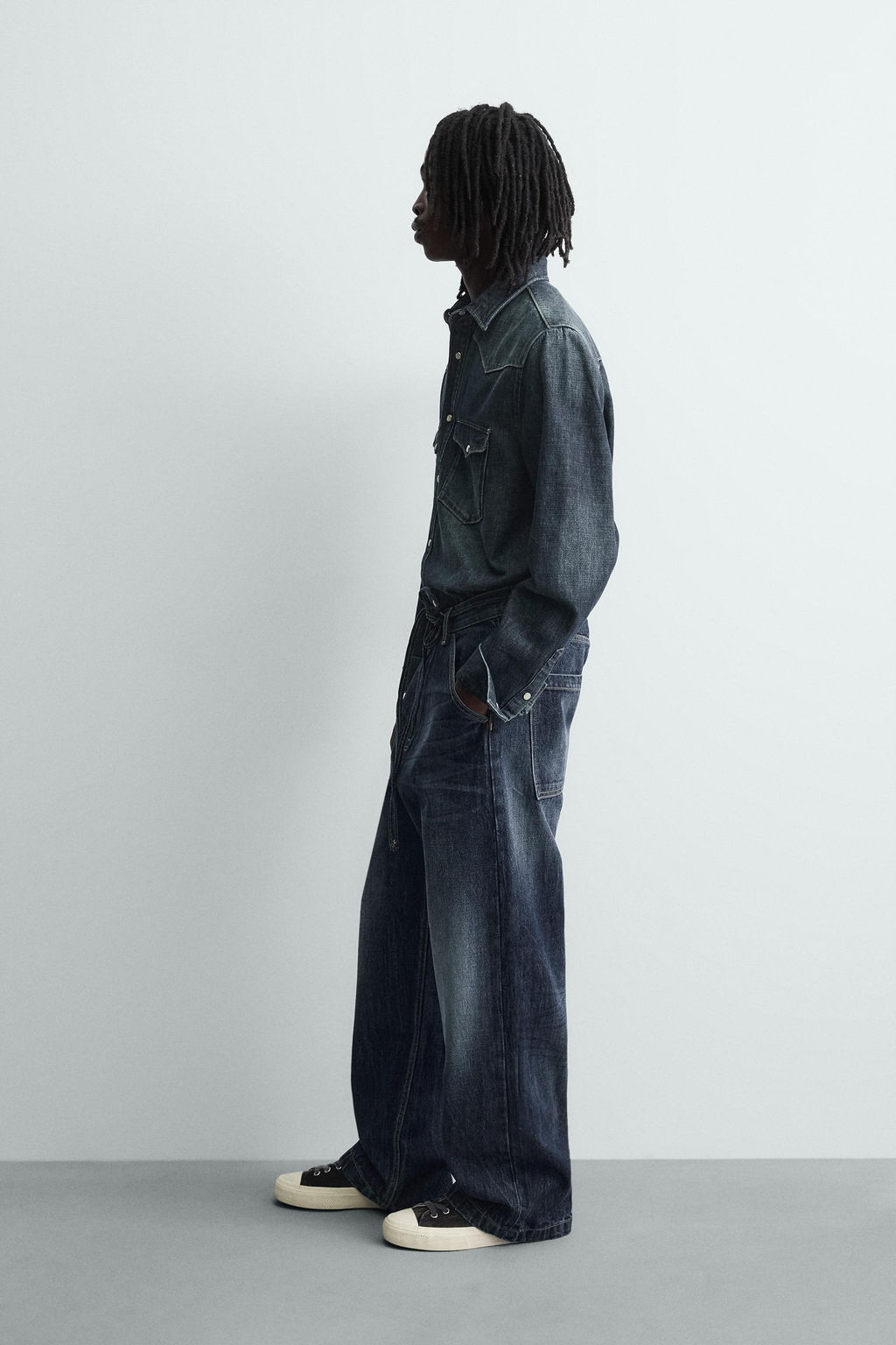 BAGGY FIT JEANS - Zara фото 14