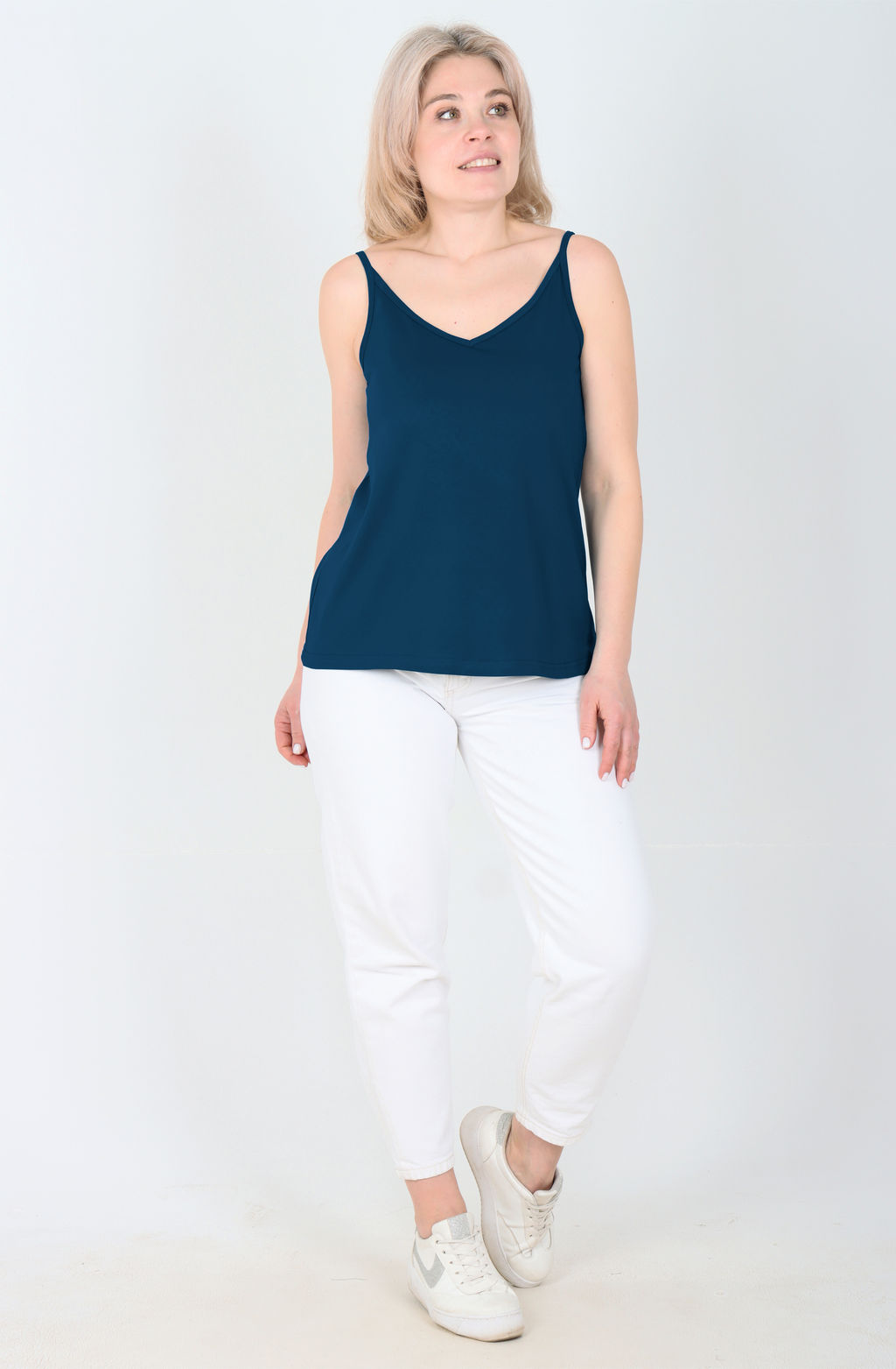 Майка Марсель Ф-111 (42-52) кулирка с лайкрой - Лотос фото 11