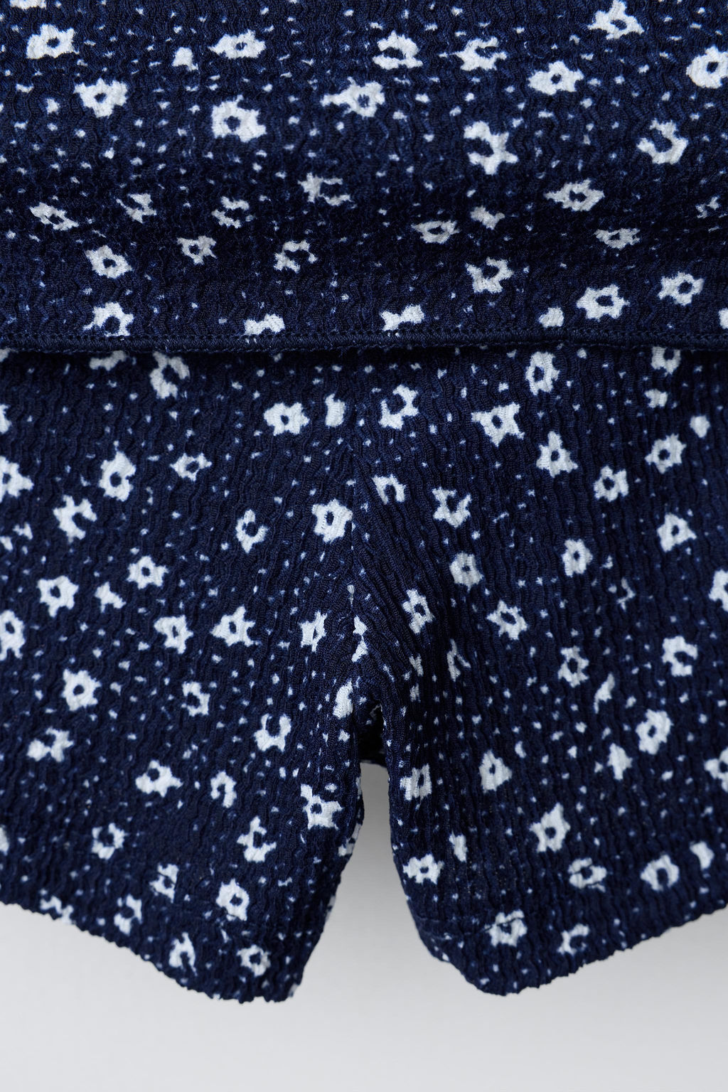 FALDA BERMUDA FLORES / Azul - Zara фото 4
