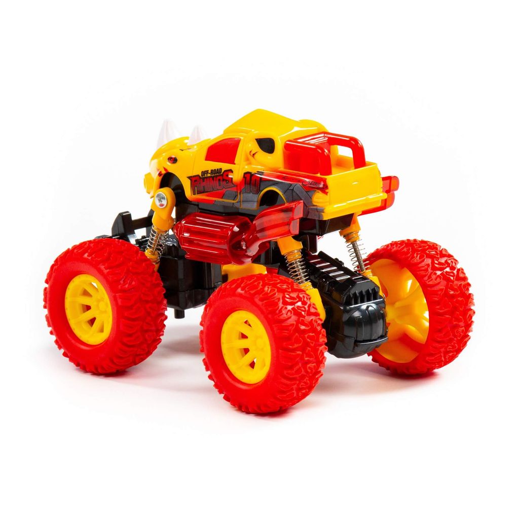 Монстр РАЛЛИ - Носорог, автомобиль инерционный (со светом и звуком) (в пакете) - Полесье фото 7