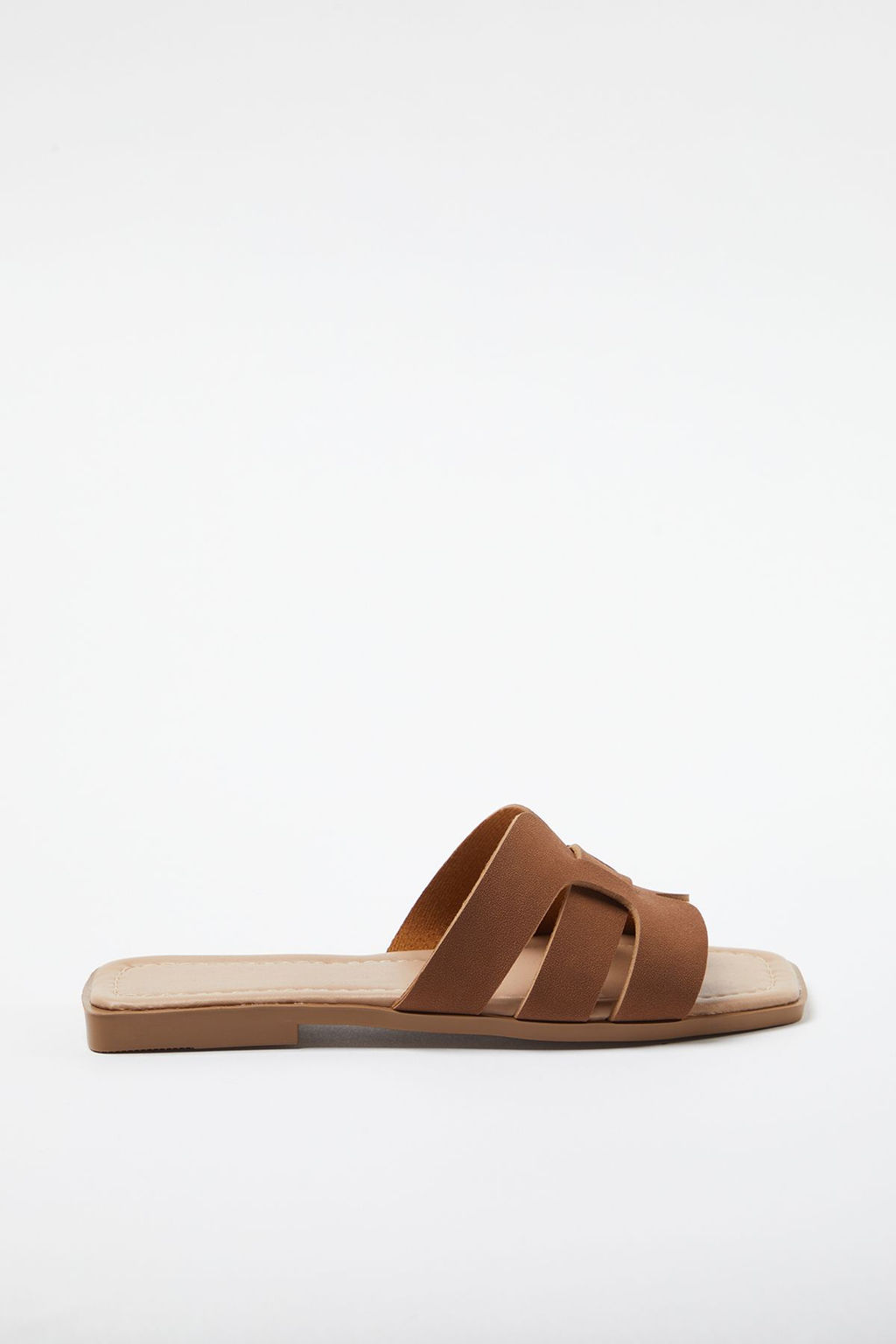 Trendyol Shoes Ekru Tek Bant Gunluk Kad?n Terlik TAKSS24TE00010 - Trendyolmilla фото 17