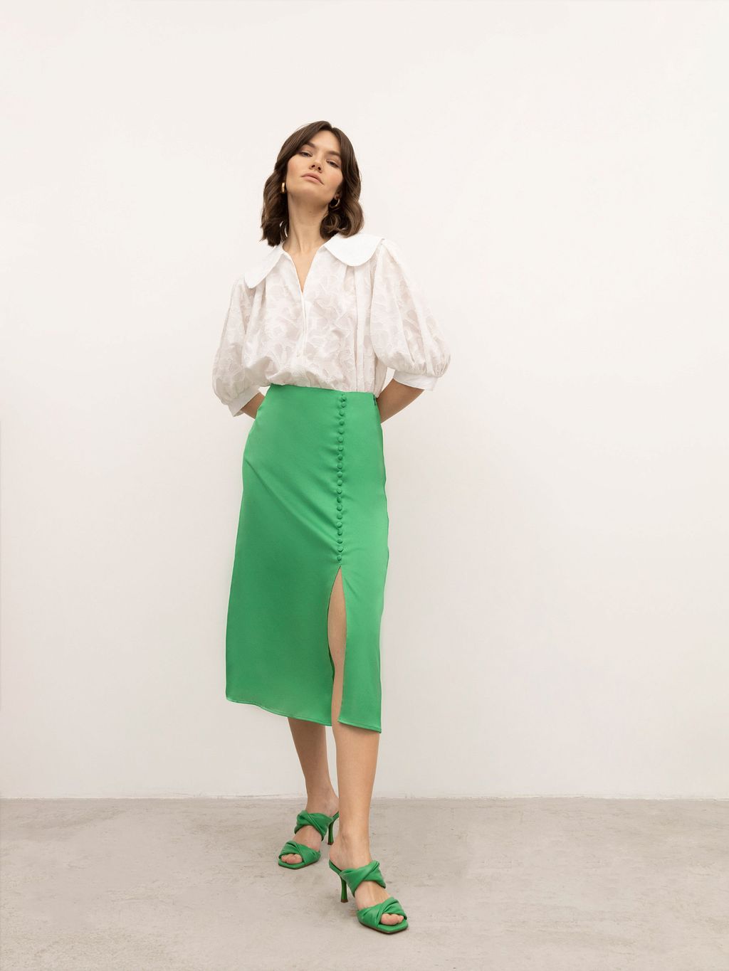 Юбка а-силуэта S971/dafna - Emka фото 2