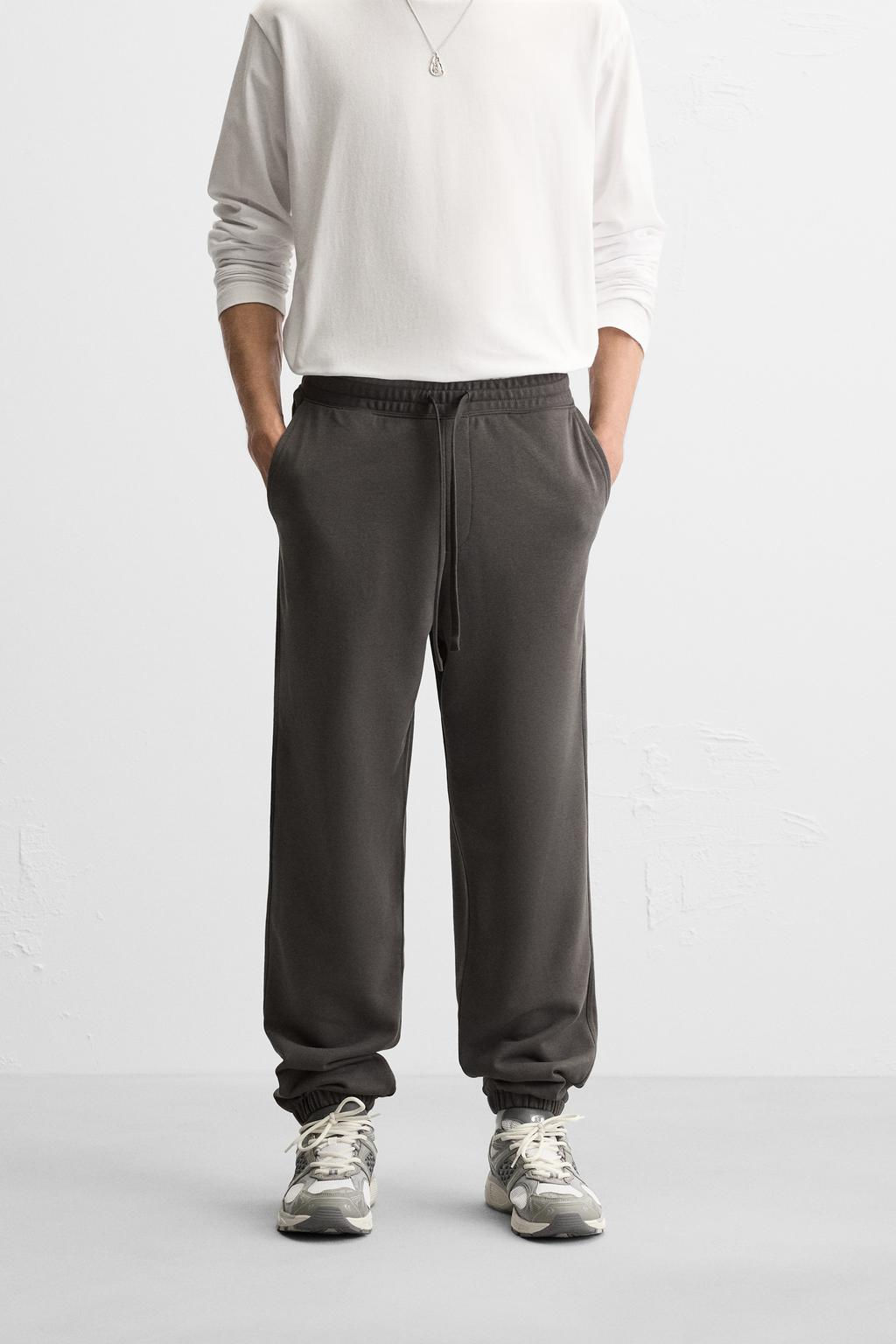 BASIC JOGGER TROUSERS - Zara фото 30