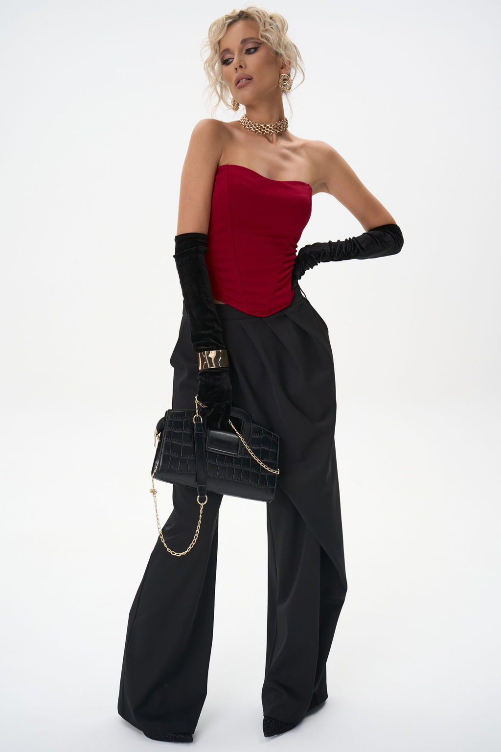 Брюки Шарлиз (чёрный) - Эльза фото 7