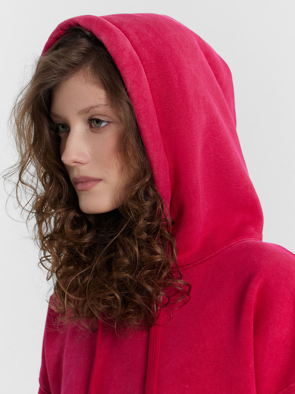 Худи женское светло-голубое