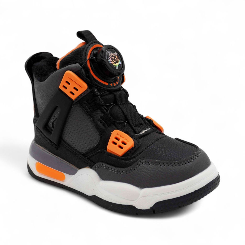 Зимние кроссовки на меху В7177-3 серые