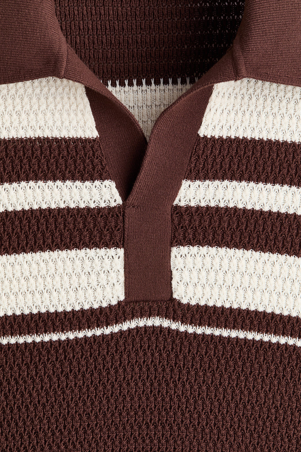 Polo en punto pointelle Regular Fit - H&m фото 6