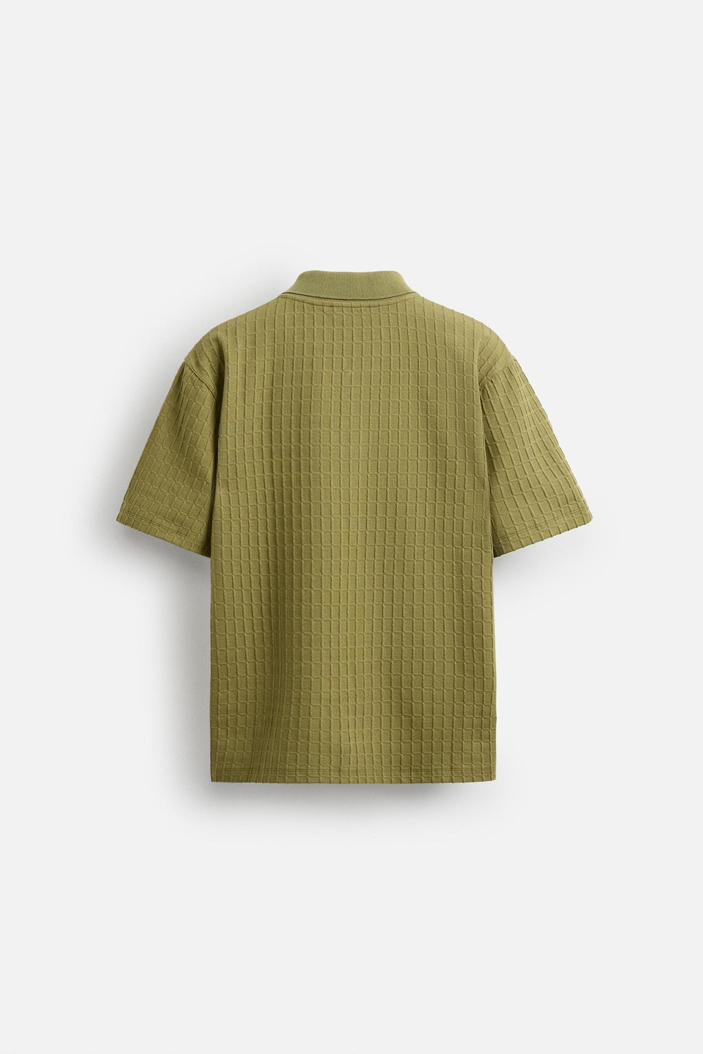 TEXTURED POLO SHIRT - Zara фото 7