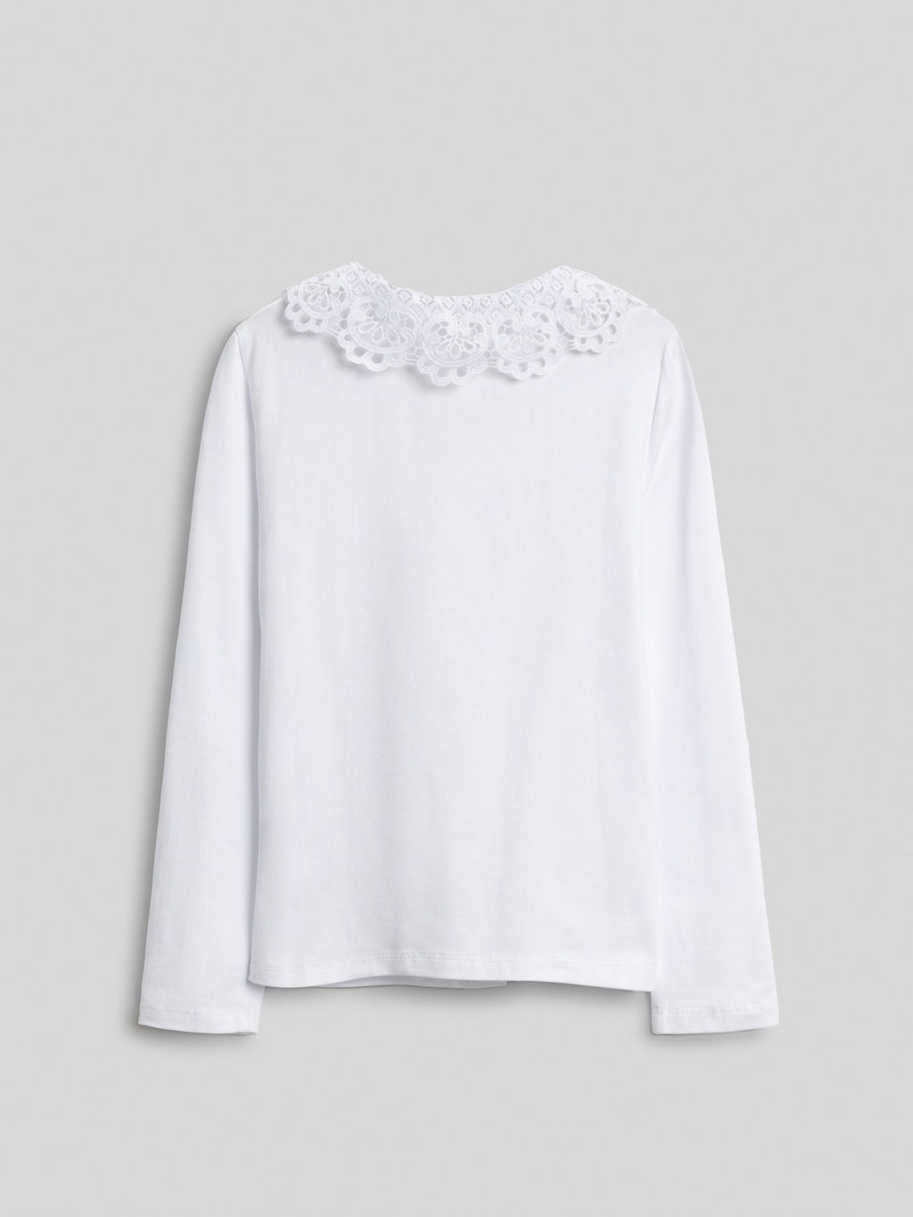 ACOOLA / Блузка детская для девочек Flores белый  фото 2