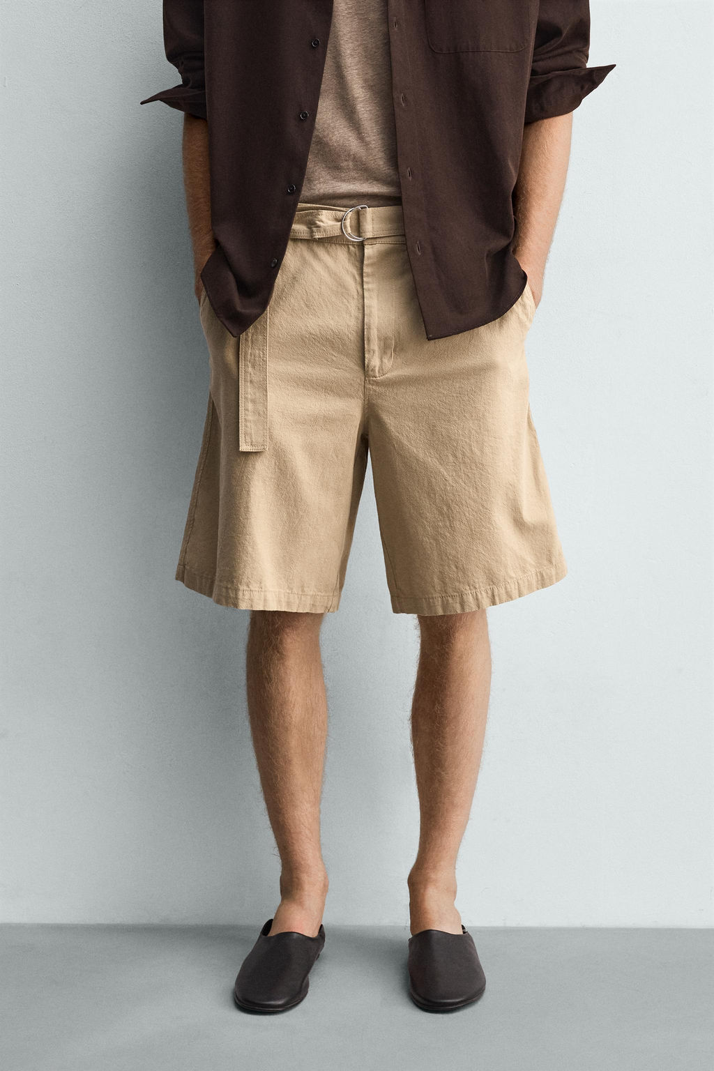 BERMUDA REGULAR FIT SEERSUCKER / Rayas - Zara фото 2