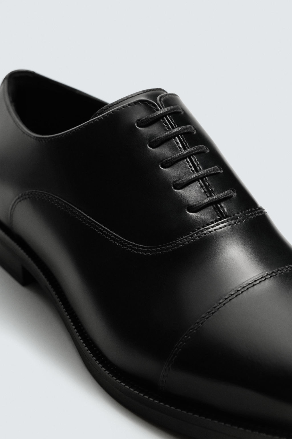 ZAPATO PIEL VESTIR / Negro - Zara фото 3