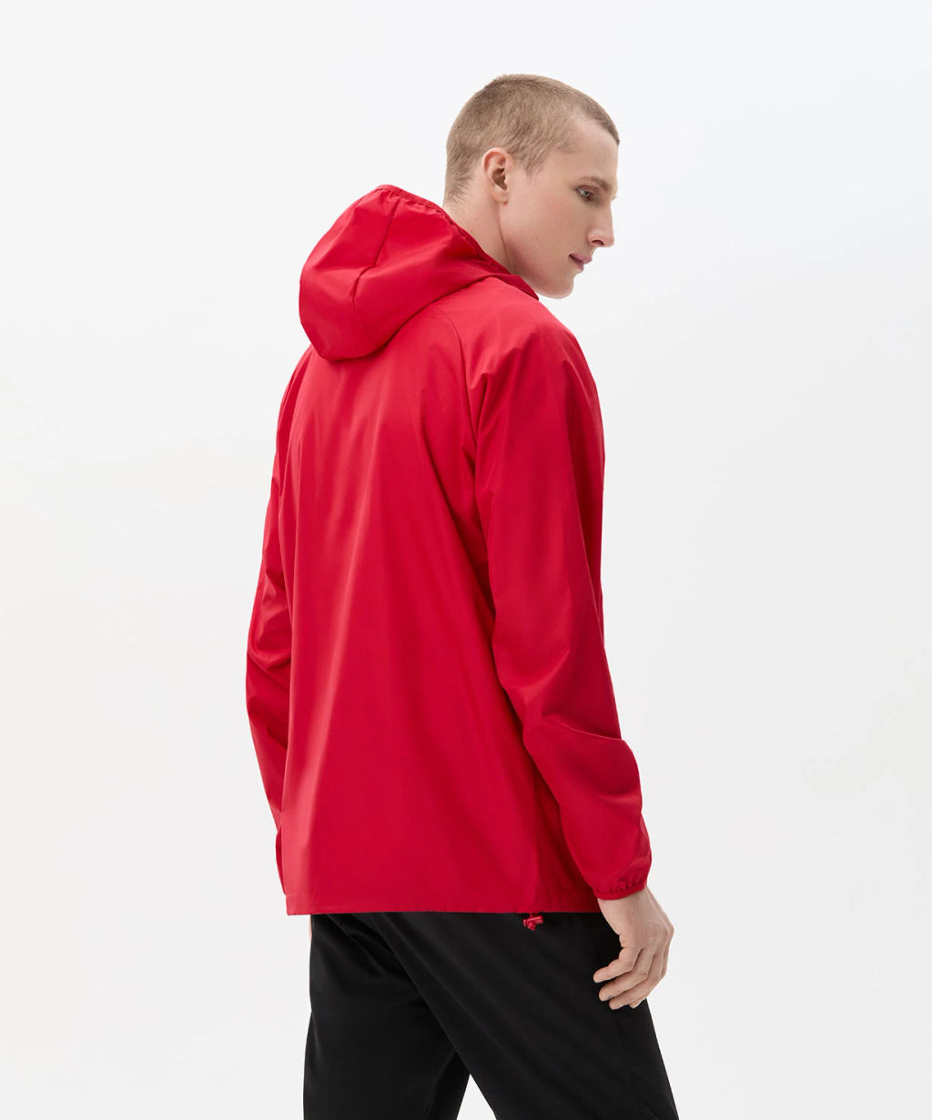 Куртка ветрозащитная JOGEL CAMP Rain Jacket, красный, детский  фото 7