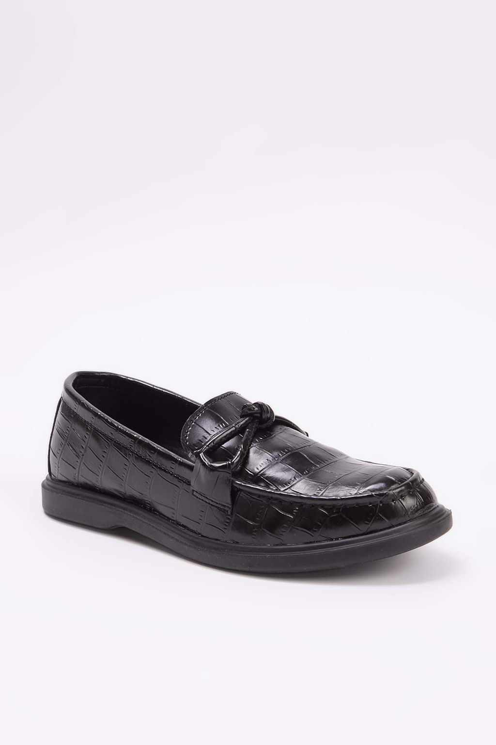 Siyah Fiyonklu Kad?n Loafer Ayakkab? TAKSS26LA00004 - Trendyolmilla фото 5