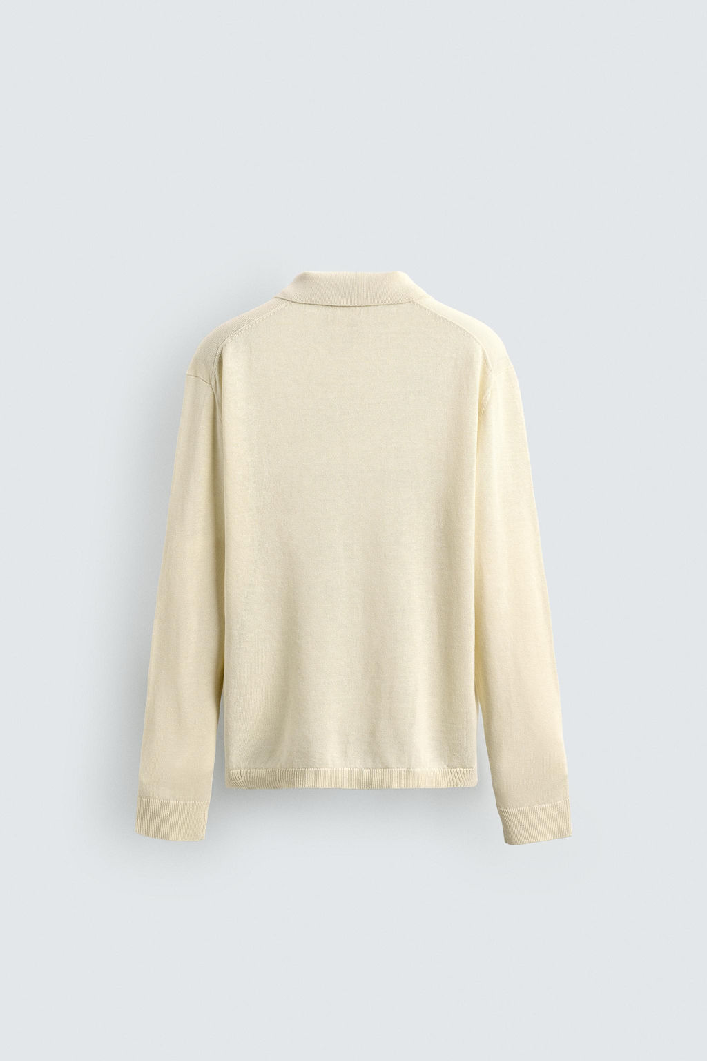 POLO PUNTO C??AMO - ALGOD?N / Beige claro - Zara фото 8