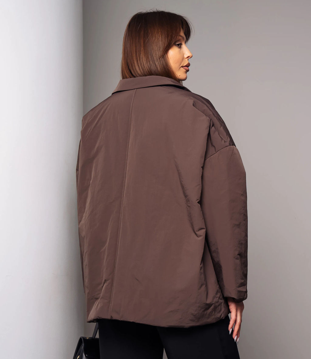 Куртка #КТ2126 (2), тёмно-коричневый