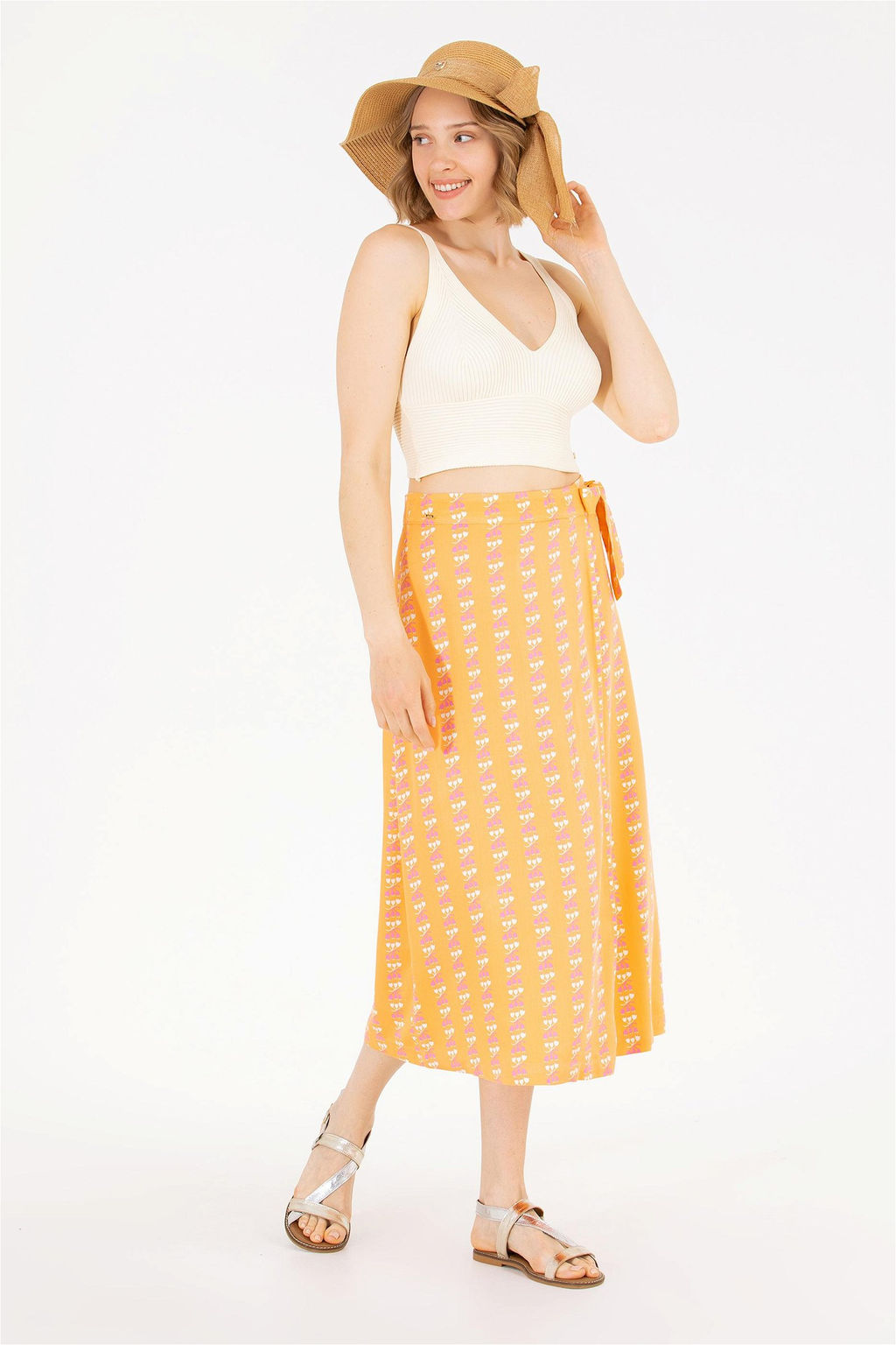 U. S. Polo Assn Женская тканая юбка с плиткой - U.s. polo assn фото 6