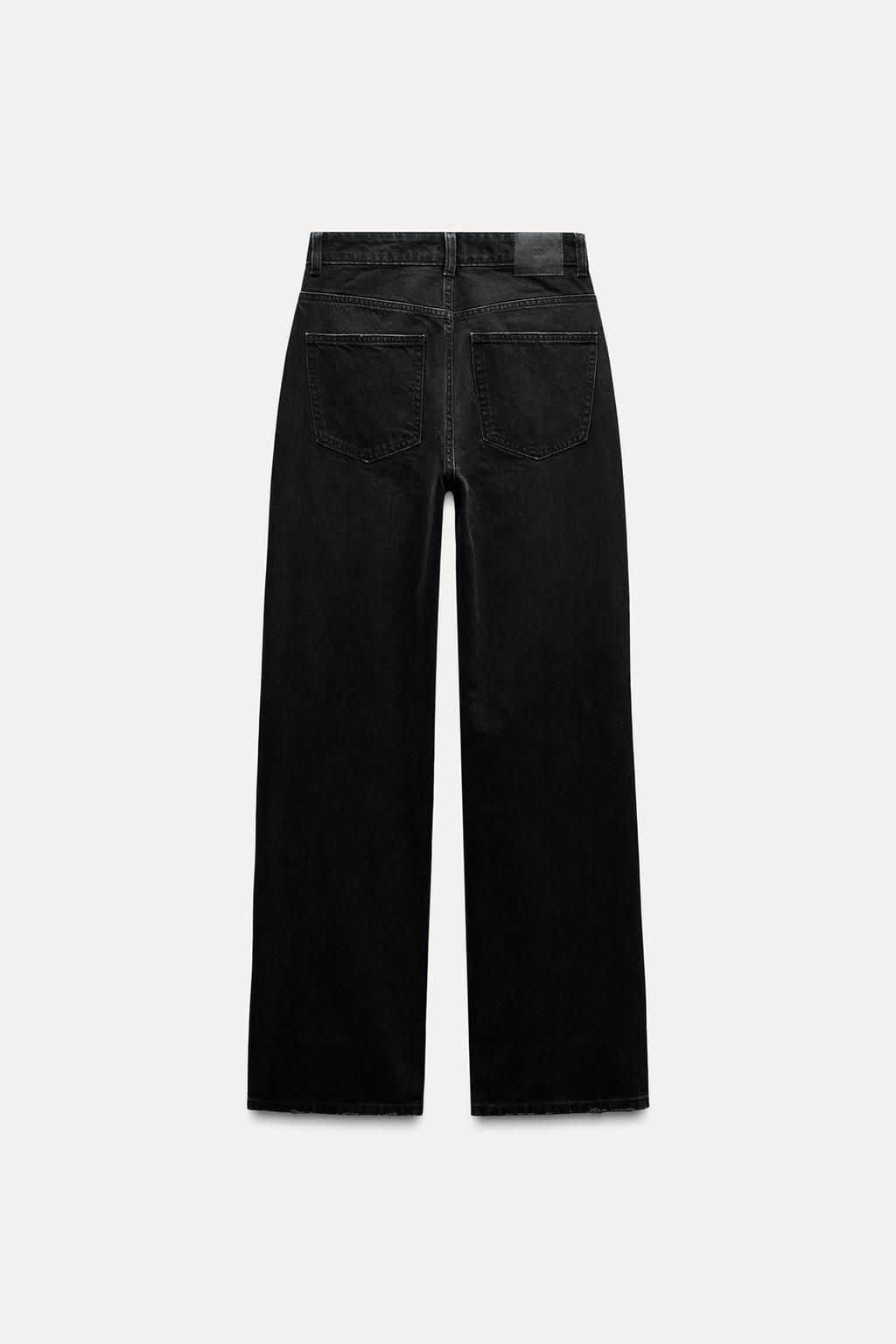 Z1975 STRAIGHT-FIT HIGH-WAIST LONG LENGTH JEANS - Zara фото 4