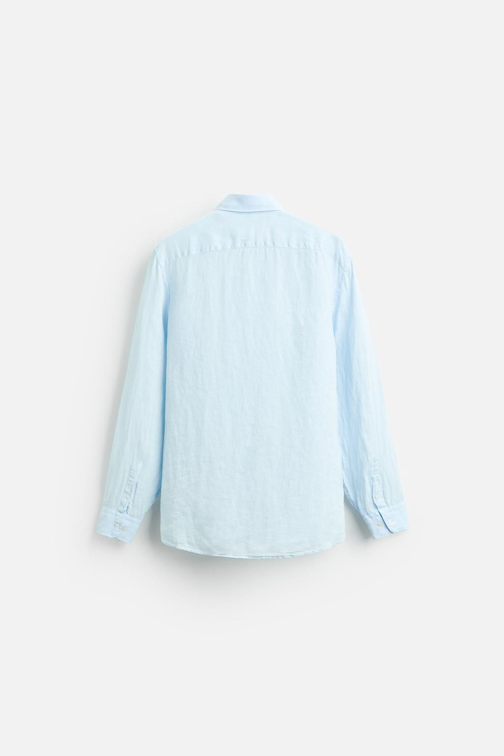 100% LINEN SHIRT - Zara фото 15