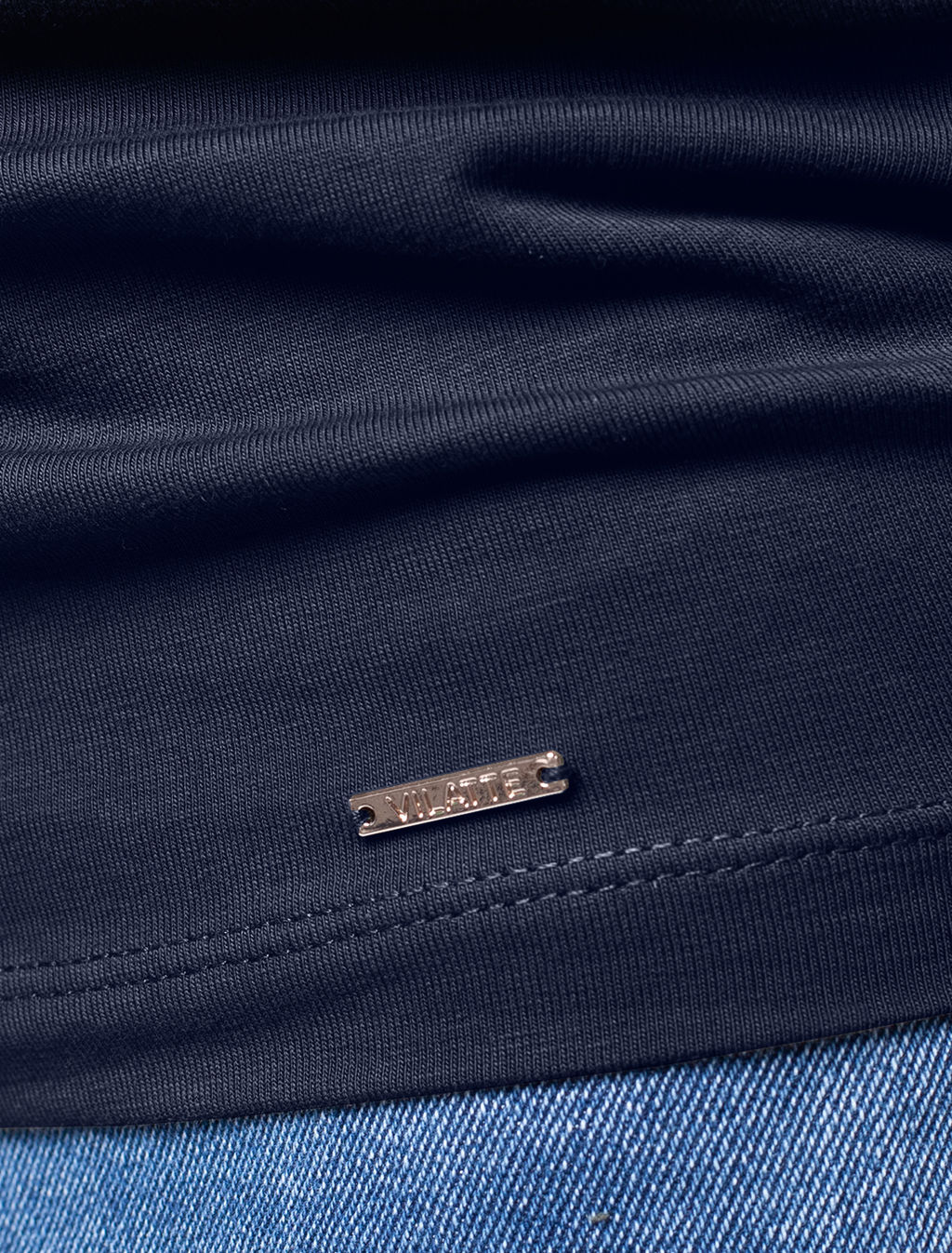 VILATTE / Водолазка из премиального хлопка с эластаном  фото 2