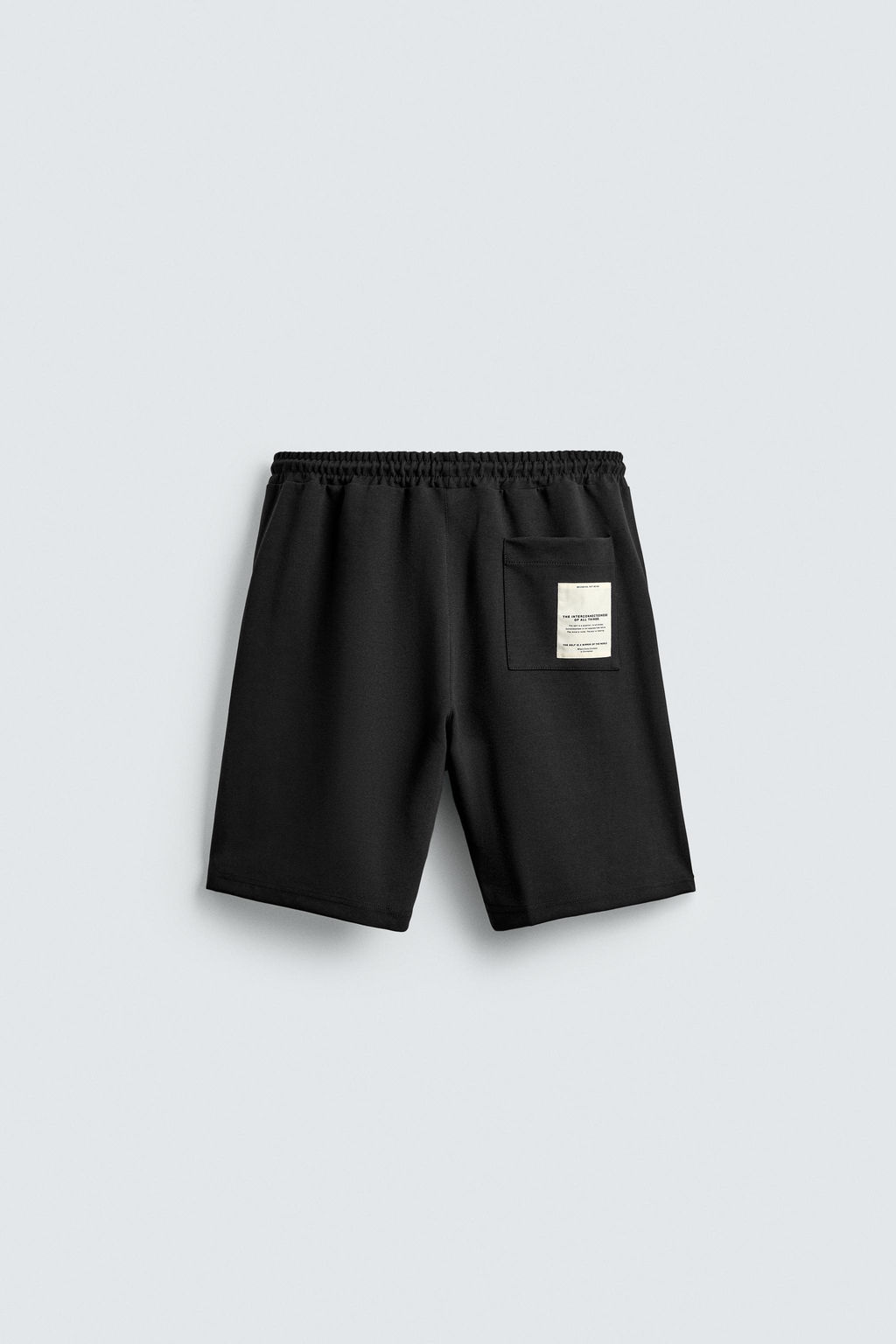 INTERLOCK BERMUDA SHORTS WITH LABEL - Zara фото 8