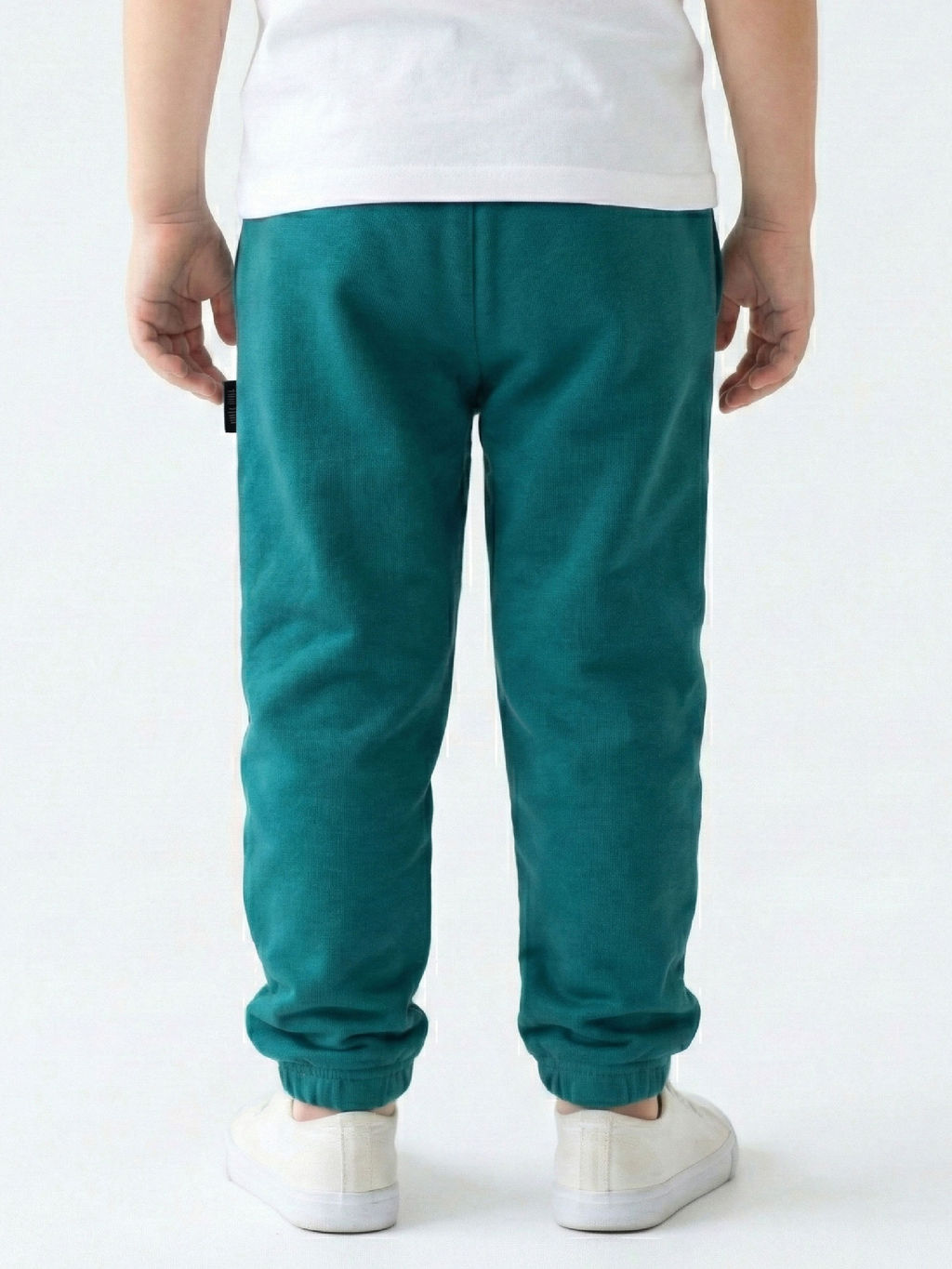 Спортивные штаны на резинке 22-9816 зеленый - Mini maxi фото 4