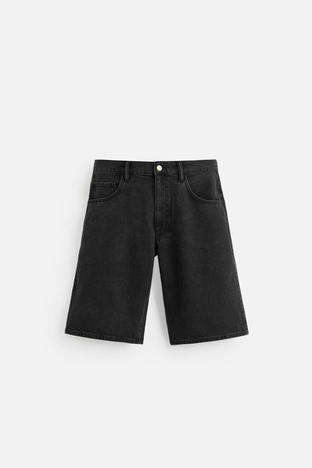 BAGGY FIT DENIM BERMUDA SHORTS - Zara фото 15