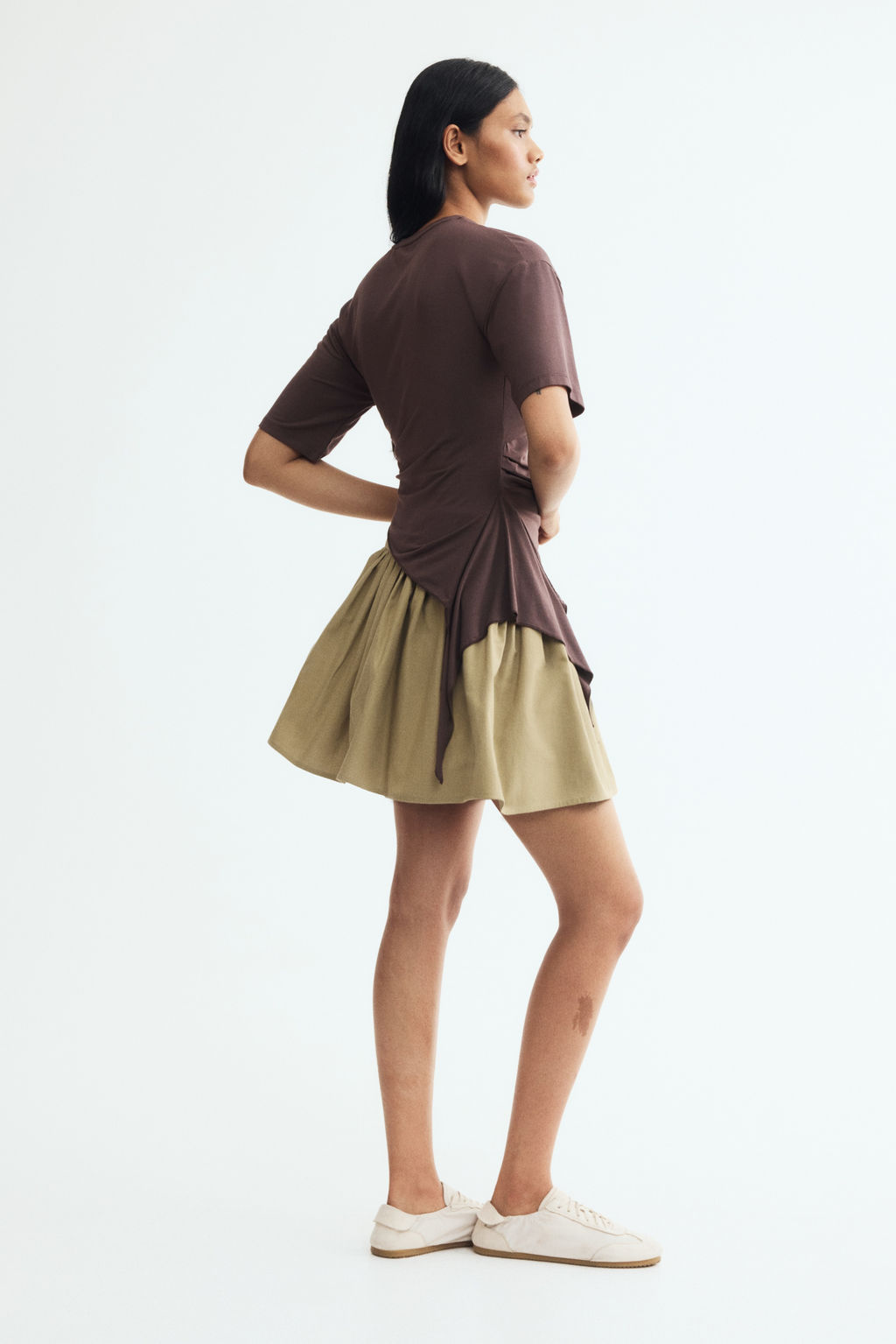 Top de modal con panel drapeado - H&m фото 5