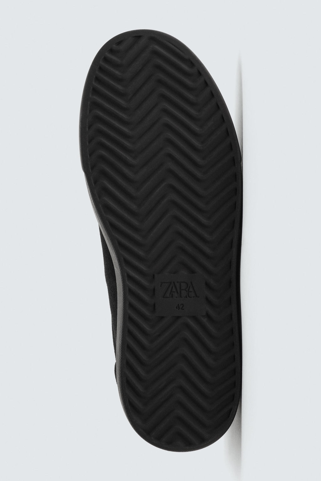 MONOCHROME LEATHER TRAINERS - Zara фото 4