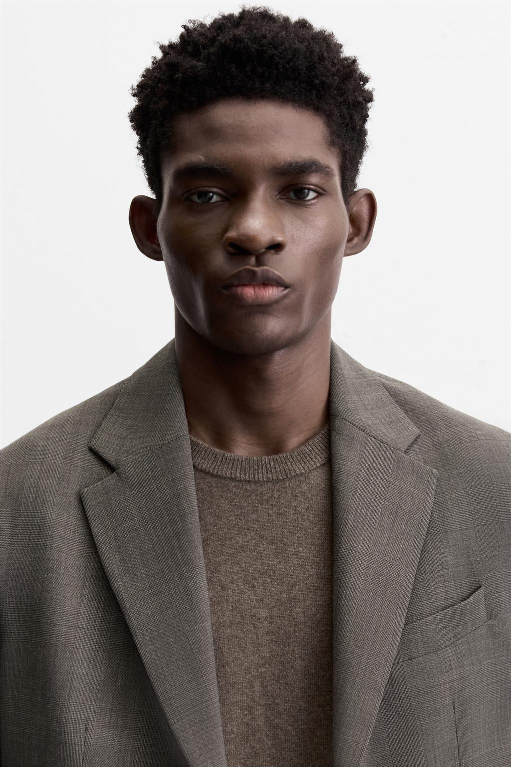 CHECKED SUIT BLAZER - Zara фото 6