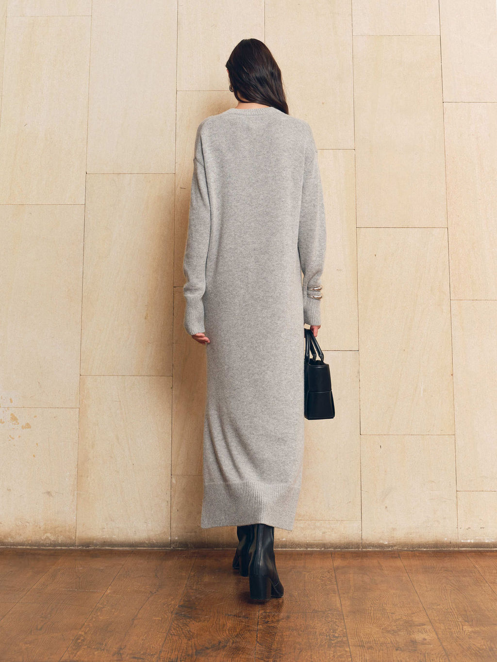 Платье вязаное 511.050108/Серый - Seven senses фото 7