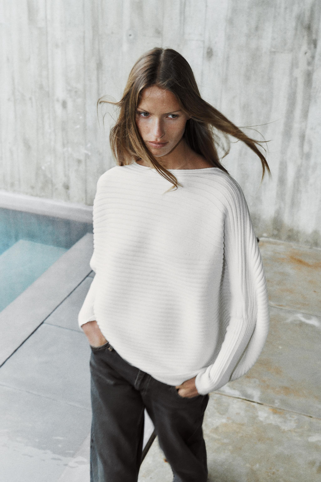 VOLUME TEXTURED KNIT JUMPER - Zara фото 2
