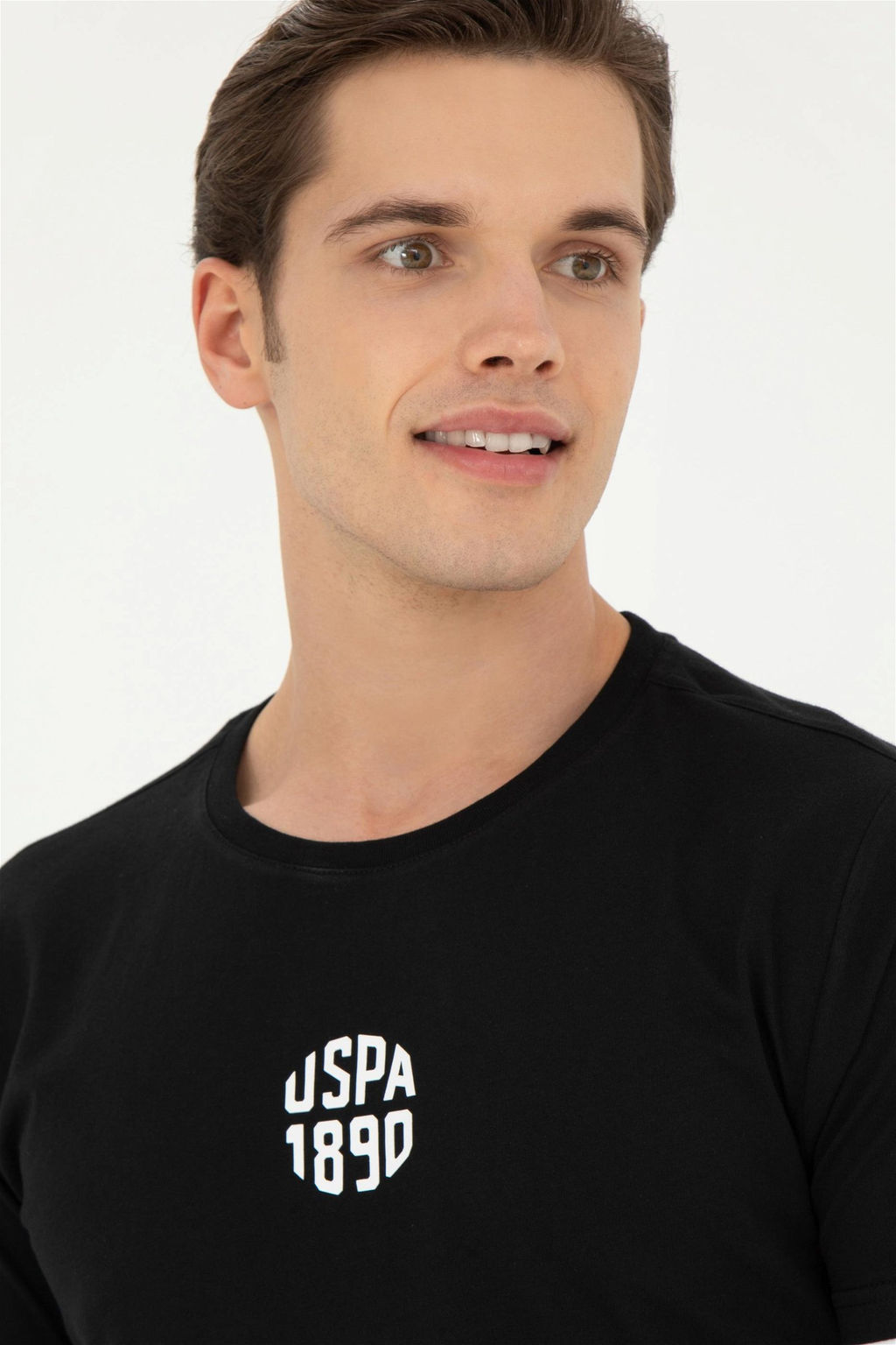 Мужская черная футболка - U.s. polo assn фото 2