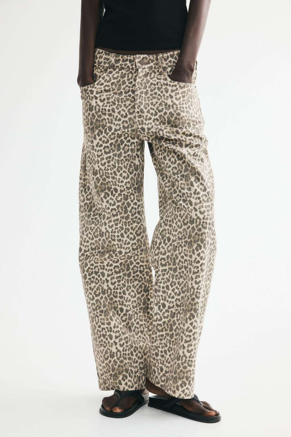 Wide Regular Waist Jeans - H&m фото 6