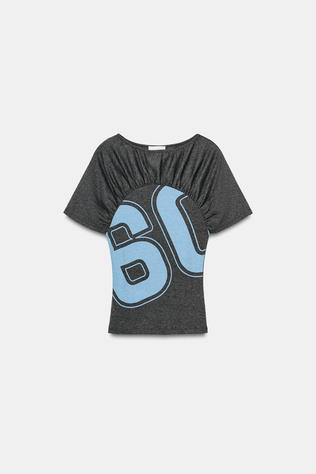 GATHERED NUMBER T-SHIRT - Zara фото 12
