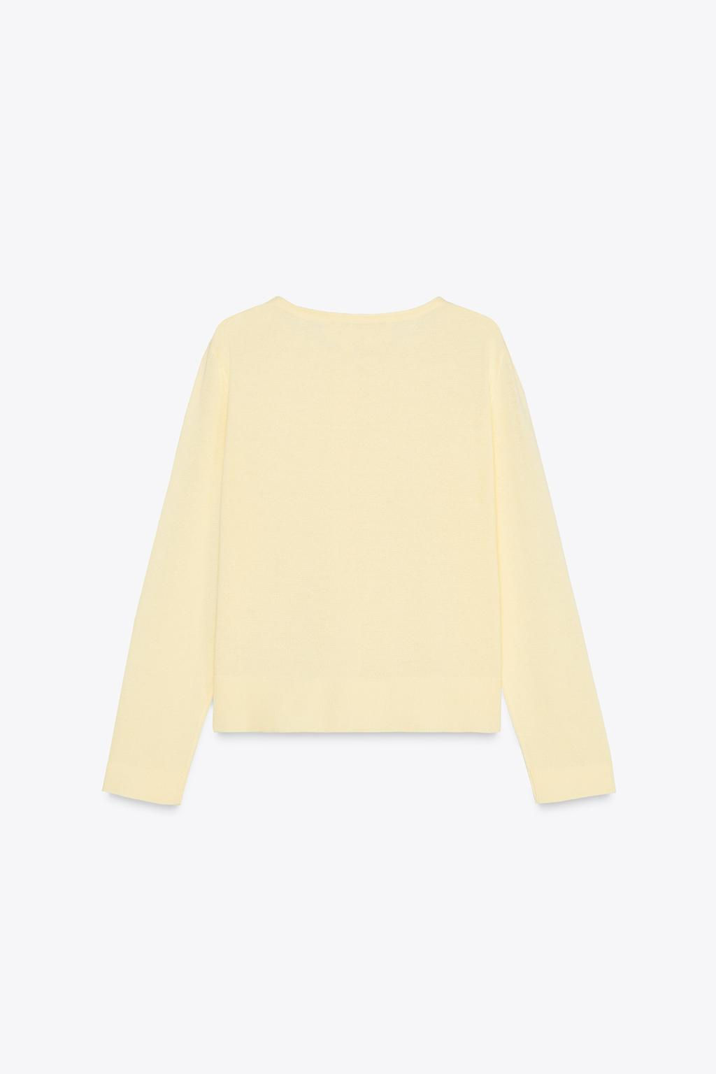 PLAIN KNIT CARDIGAN - Zara фото 5